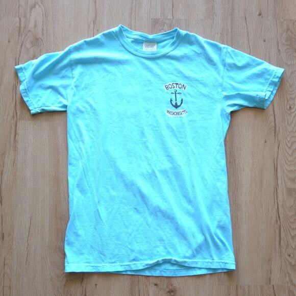 Comfort Colors Short Sleeve T-Shirt Boston Anchor - Picture 1 of 6